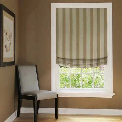 Relaxed Elite Roman Shades - Beaucour Bamboo